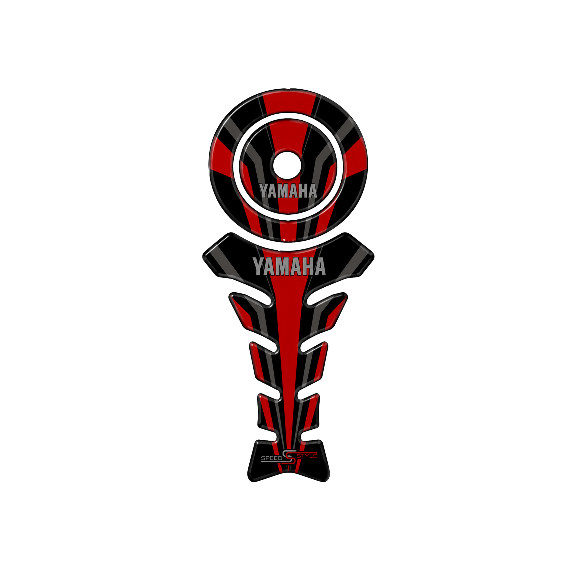 Yamaha Red Racing Stripe Ambush Vinyl Sticker | Moto Sticker BD