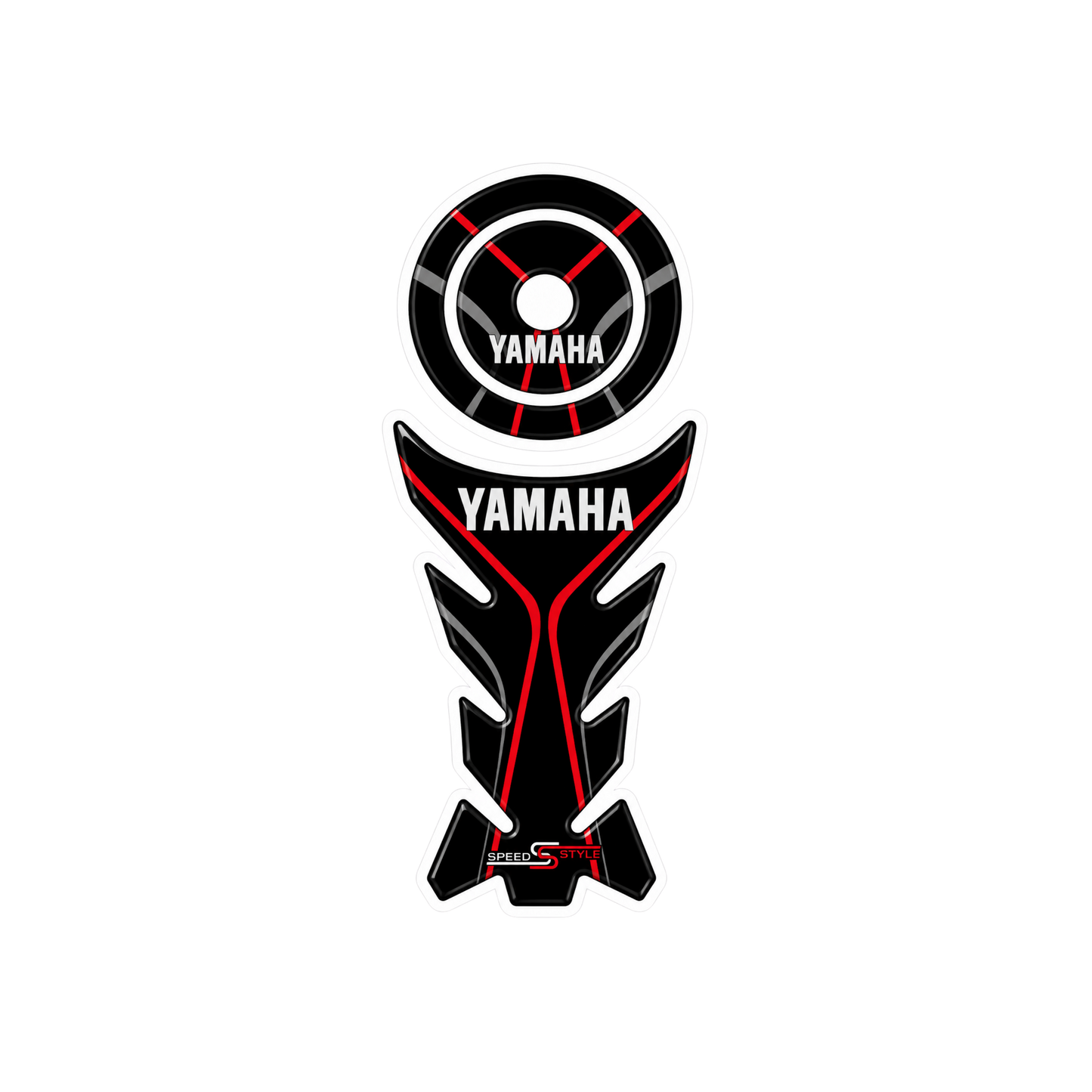 Yamaha Red Speed Style Ambush Vinyl Sticker | Moto Sticker BD