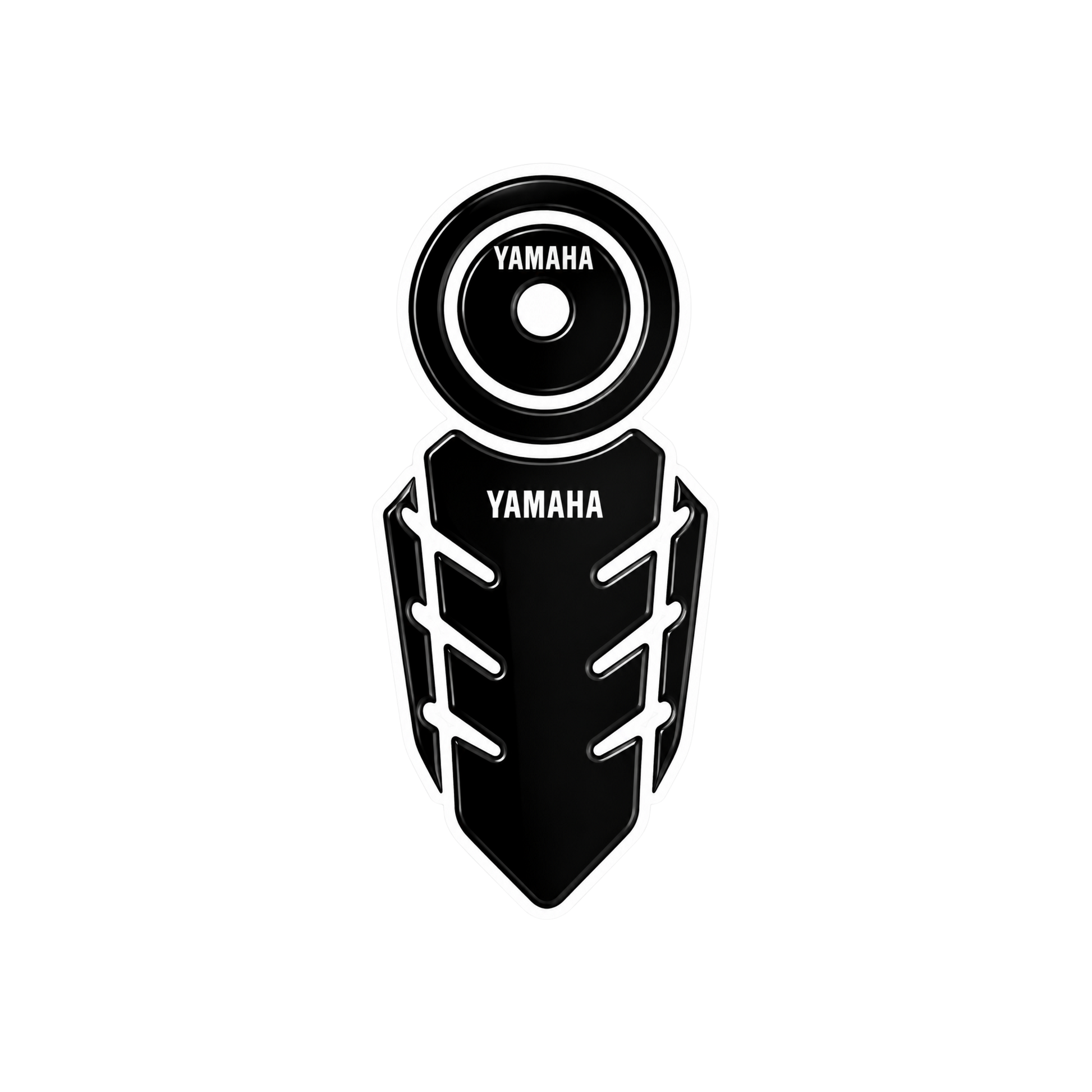 Yamaha Stealth Black Ambush Vinyl Sticker | Moto Sticker BD