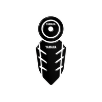 Yamaha Stealth Black Ambush Vinyl Sticker | Moto Sticker BD