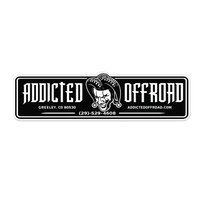 Addicted Offroad Jester Graphic Car Bumper Vinyl Sticker | Moto Sticker BD | Moto Sticker BD