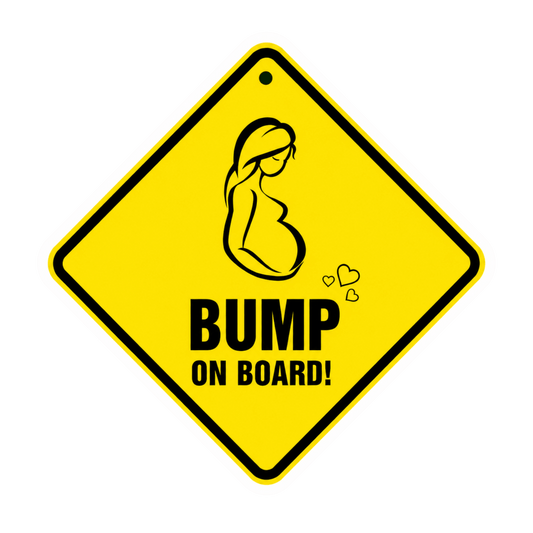 Bump On Board Warning Sign Vinyl Sticker | Moto Sticker BD | Moto Sticker BD