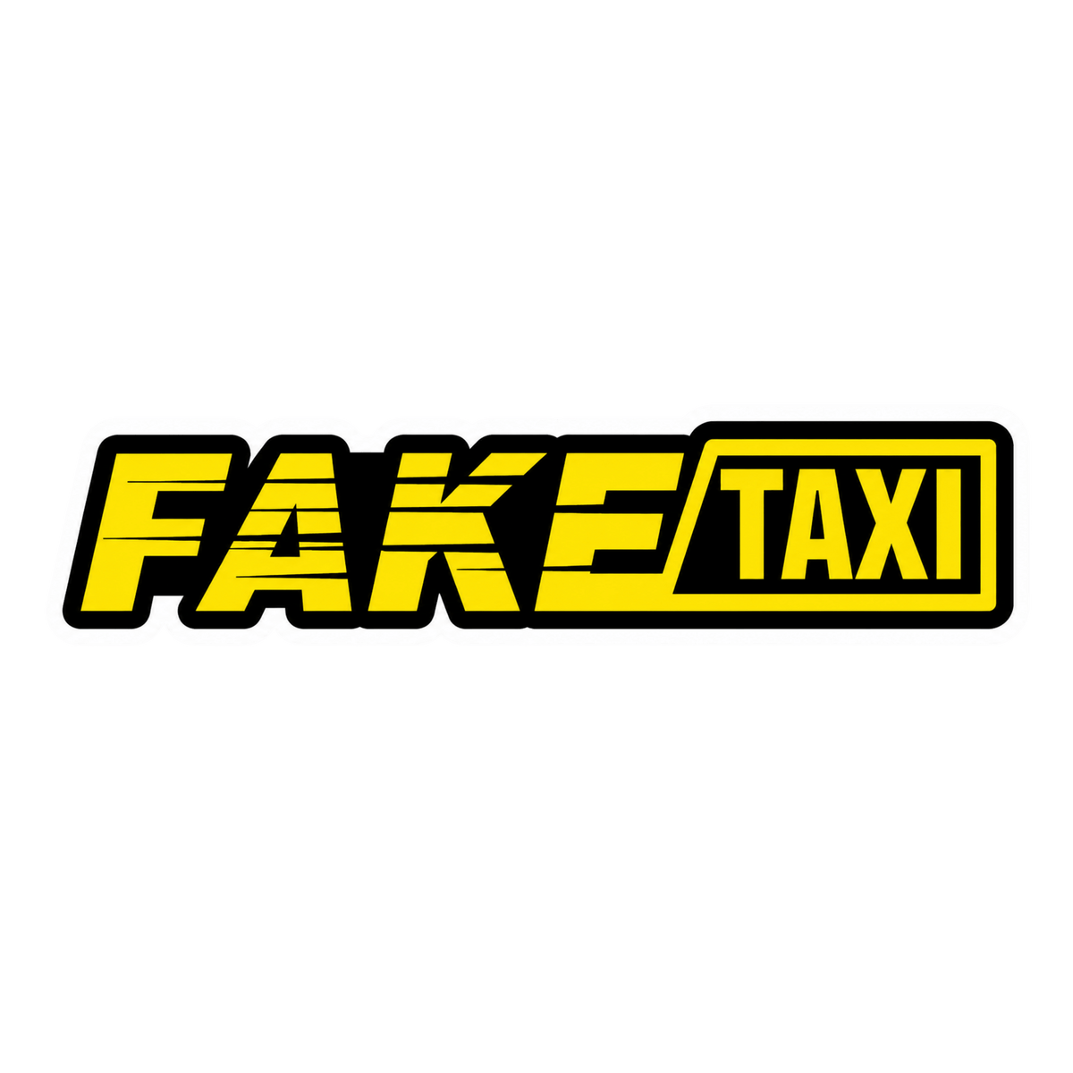 Fake Taxi Car Bumper Vinyl Sticker | Moto Sticker BD | Moto Sticker BD