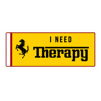 I Need Therapy Car Bumper Vinyl Sticker | Moto Sticker BD | Moto Sticker BD