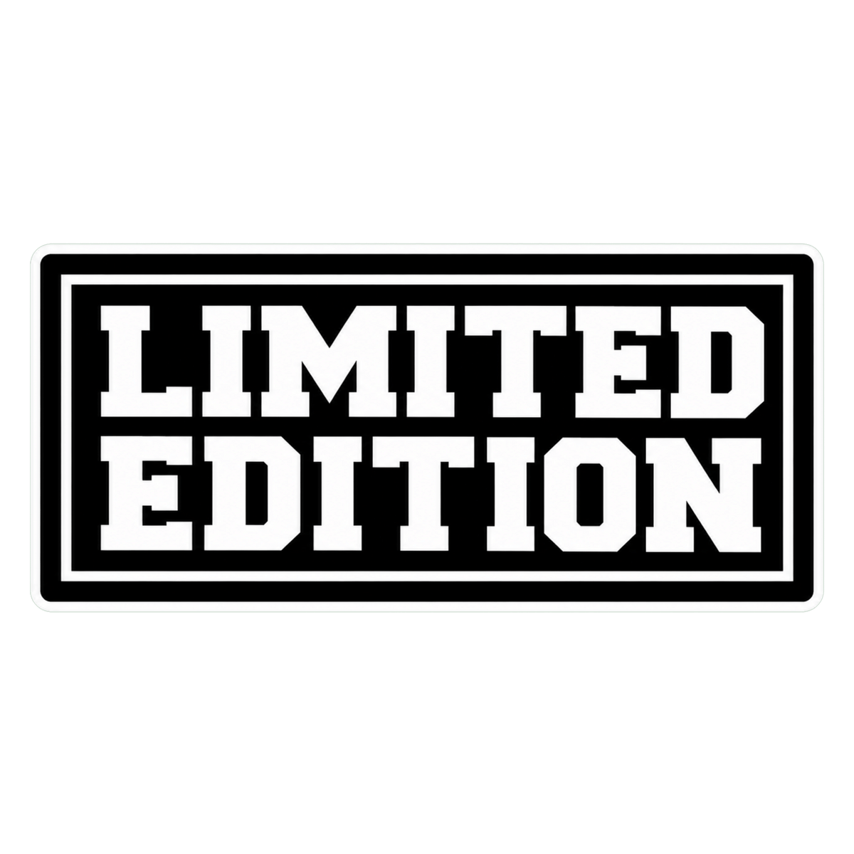Limited Edition Classic Bold Car Bumper Vinyl Sticker | Moto Sticker BD | Moto Sticker BD