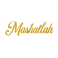 Mashallah Arabic Calligraphy ISLAMIC Vinyl Sticker | Moto Sticker BD | Moto Sticker BD