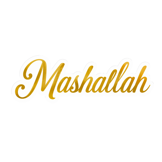 Mashallah Arabic Calligraphy ISLAMIC Vinyl Sticker | Moto Sticker BD | Moto Sticker BD