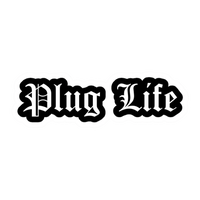 Plug Life Gothic Text Vinyl Sticker | Moto Sticker BD | Moto Sticker BD