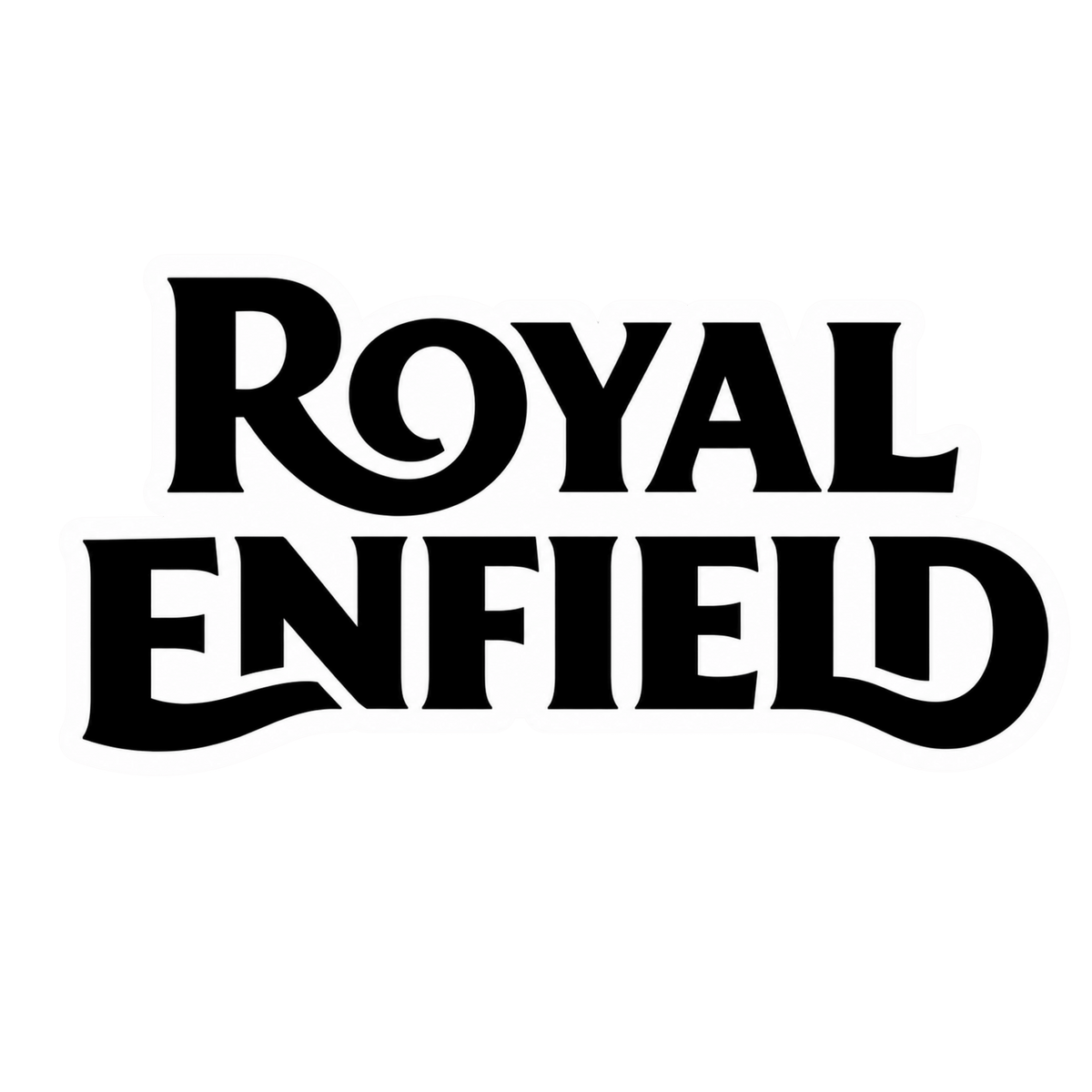 Royal Enfield Classic Black Vinyl Sticker | Moto Sticker BD | Moto Sticker BD