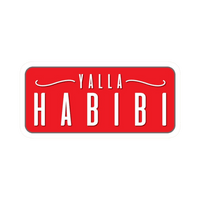 Yalla Habibi Typography Vinyl Sticker | Moto Sticker BD | Moto Sticker BD